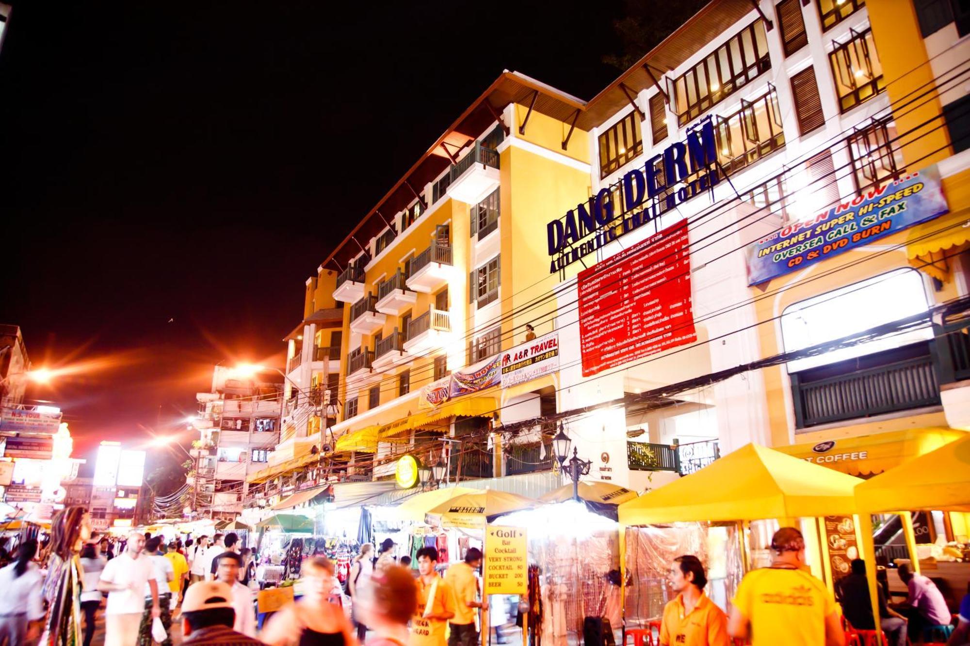 Dang Derm Khaosan Hotel Bangkok Bagian luar foto